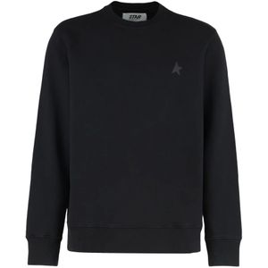 Golden Goose, Heren, Sweatshirts & Hoodies, Zwart, Maat: L Katoen,
