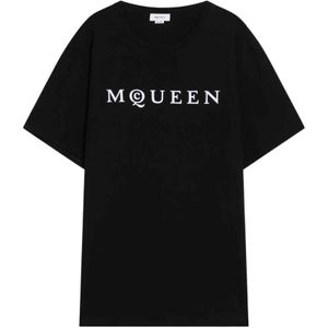 Alexander McQueen, Heren, Tops, Zwart, Maat: S