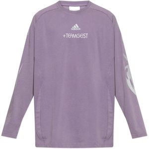 Adidas Originals, Heren, Tops, Paars, Maat: XL Katoen,