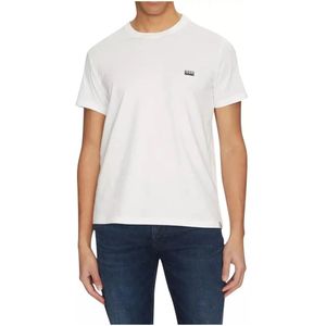 Hugo, Heren, Tops, Wit, Maat: M Katoen,