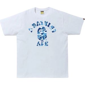 A Bathing Ape, Heren, Tops, Wit, Maat: L Katoen,