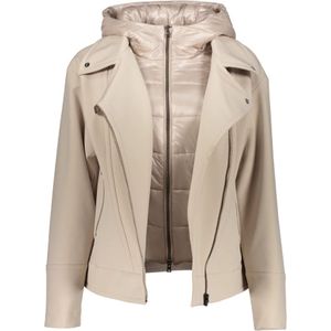Herno, Dames, Jassen, Beige, Maat: S Polyamide,