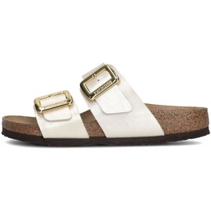Birkenstock - Sydney Cushion Buckle - Schoenen - Geel - Leren Interieur