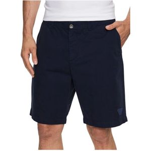 Emporio Armani, Heren, Korte broeken, Blauw, Maat: S Katoen,