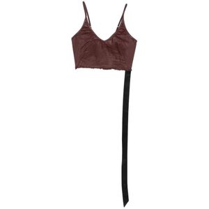 Rick Owens, Dames, Tops, Rood, Maat: S Katoen,