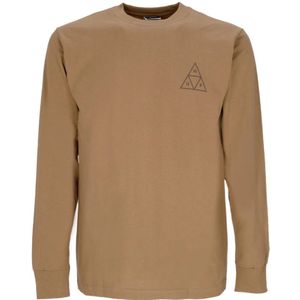 Huf, Heren, Tops, Bruin, Maat: S Katoen,