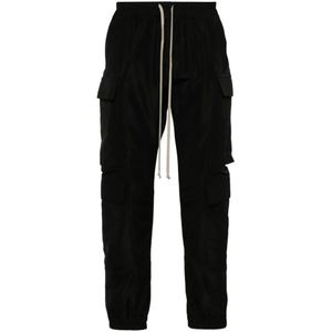 Rick Owens, Heren, Broeken, Zwart, Maat: M Katoen,