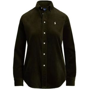 Ralph Lauren - Overhemden - Groen - Katoen - Geweven Sportshirt