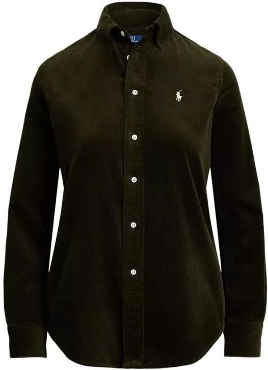 Ralph Lauren - Overhemden - Groen - Katoen - Geweven Sportshirt
