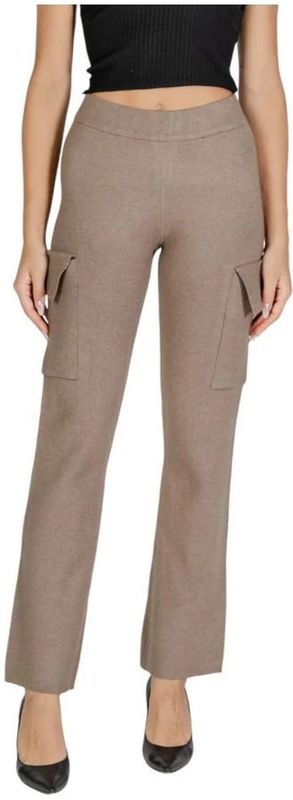 Cargobroek - Effen - Knitwear - Regular Fit - Mid Waist