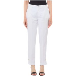 Liu Jo, Dames, Broeken, Wit, Maat: W26 Katoen,