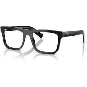 Prada, Heren, Accessoires, Zwart, Maat: 55 MM