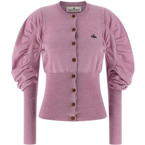 Vivienne Westwood, Dames, Truien, Roze, Maat: XS Wol,