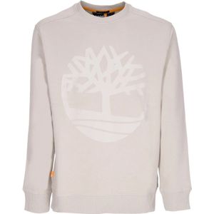 Timberland, Heren, Sweatshirts & Hoodies, Beige, Maat: XL Katoen,