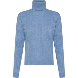 Seventy, Dames, Truien, Blauw, Maat: S Wol,