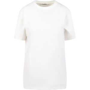 Jil Sander, Dames, Tops, Wit, Maat: L Katoen,