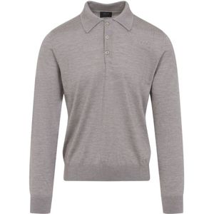 Brioni, Heren, Tops, Beige, Maat: XL Zijde,