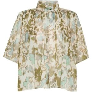 Forte Forte, Dames, Blouses & Shirts, Veelkleurig, Maat: M Voile,