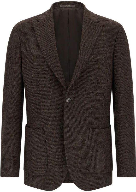 Boggi Milano, Heren, Jassen, Bruin, Maat: XS Wol,