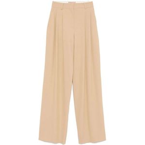 Ermanno Scervino, Dames, Broeken, Beige, Maat: XS