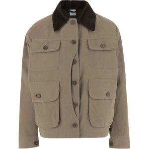 Aspesi, Dames, Jassen, Bruin, Maat: XS Katoen,