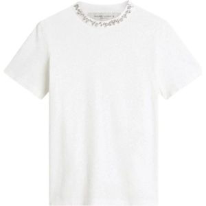 Golden Goose, Dames, Tops, Wit, Maat: XS Katoen,