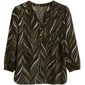 2-Biz, Dames, Blouses & Shirts, Veelkleurig, Maat: M Viscose,