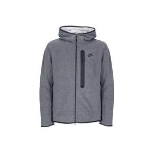 Nike Tech Fleece Full-Zip Winter Hoodie , Black , Heren , Maat: M