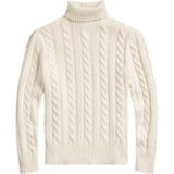 Loose fit gebreide pullover van een mix van wol en kasjmier