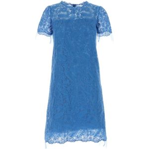Ermanno Scervino, Dames, Jurken, Blauw, Maat: XS