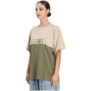 Maison Margiela, Dames, Tops, Groen, Maat: XS Leer,