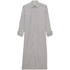 Ines de la Fressange Paris, Dames, Jurken, Blauw, Maat: S Katoen,