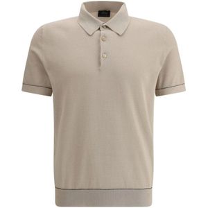 Brioni, Heren, Tops, Grijs, Maat: M