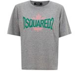 Dsquared2 - Grijs - Katoenen T-shirt - Dames