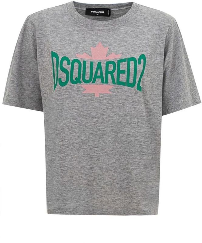 Dsquared2 - Grijs - Katoenen T-shirt - Dames