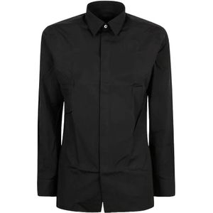 Givenchy, Heren, Overhemden, Zwart, Maat: L Katoen,