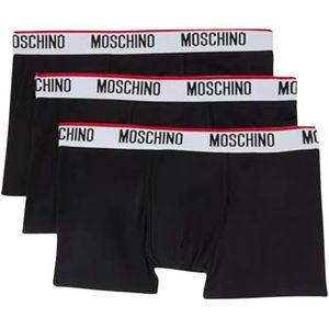 Moschino, Heren, Ondergoed, Zwart, Maat: L Katoen,