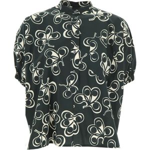 Aspesi, Dames, Blouses & Shirts, Zwart, Maat: S