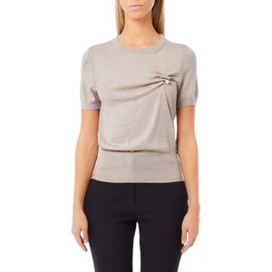 Liu Jo, Dames, Truien, Grijs, Maat: M