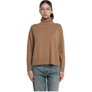 Weekend Max Mara, Dames, Truien, Bruin, Maat: M Wol,