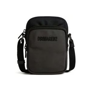 Dsquared2 Cross Body Bags , Black , Heren , Maat: ONE Size