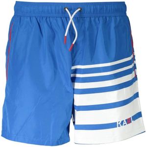 Karl Lagerfeld, Heren, Badkleding, Blauw, Maat: S Poliester,