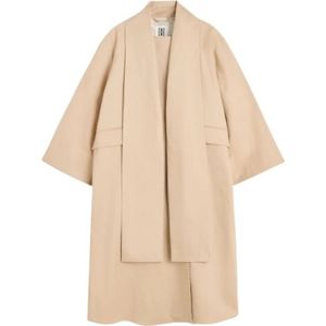 By Malene Birger, Dames, Mantels, Beige, Maat: L Katoen,