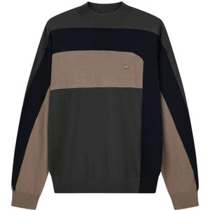 Emporio Armani, Dames, Truien, Veelkleurig, Maat: L Wol,