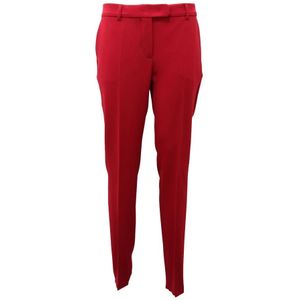 Max Mara, Dames, Broeken, Rood, Maat: M