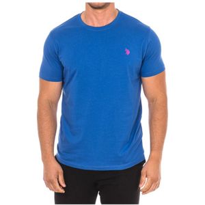 U.s. Polo Assn., Heren, Tops, Blauw, Maat: 2XL Katoen,