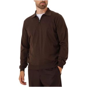 Filippo De Laurentiis, Heren, Tops, Bruin, Maat: XL Wol,