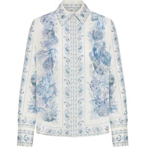 Zimmermann, Dames, Blouses & Shirts, Veelkleurig, Maat: XS Katoen,