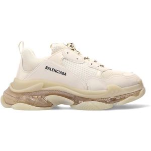 Balenciaga Triple s heldere enige sneakers , Beige , Heren , Maat: 46 EU