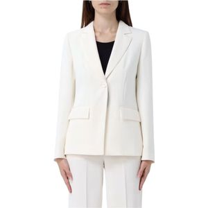 Twinset, Dames, Jassen, Wit, Maat: XS Linnen,